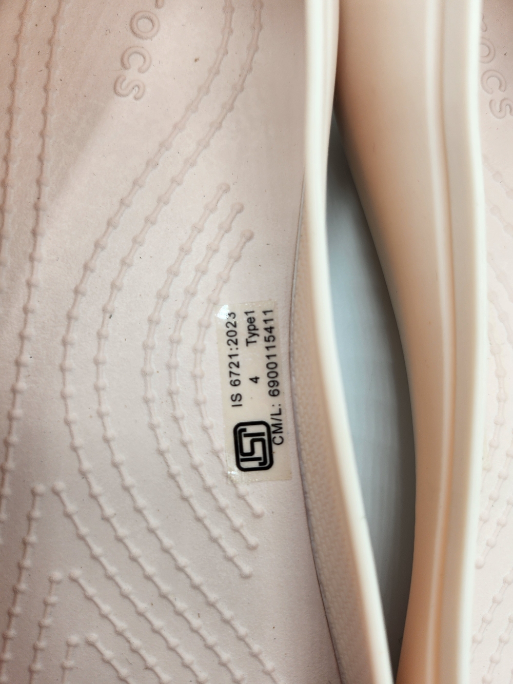 Crocs Women's Ballet Flat in Quartz Size: 6 Women / NIB - Picture 4 of 9